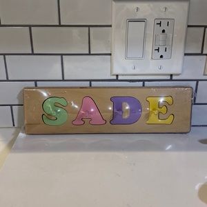 Custom made “Sade” wooden puzzle